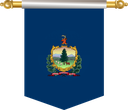 The Flag of Vermont Hanging Banner II