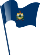 The Flag of Vermont Pole Flag I