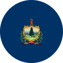 The Flag of Vermont Round