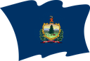 The Flag of Vermont Wavy II