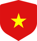 The Flag of Vietnam Shielded I
