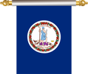 The Flag of Virginia Hanging Banner IV
