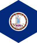 The Flag of Virginia Hexagon II