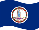 The Flag of Virginia Wavy I