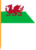 The Flag of Wales V Cut