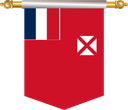 The Flag of Wallis and Futuna Hanging Banner III