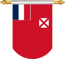 The Flag of Wallis and Futuna Hanging Banner II
