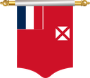 The Flag of Wallis and Futuna Hanging Banner I