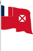 The Flag of Wallis and Futuna Pole Flag II
