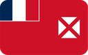 The Flag of Wallis and Futuna Rounded Rectangle