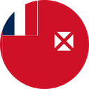 The Flag of Wallis and Futuna Round