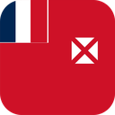 The Flag of Wallis and Futuna Rounded Square