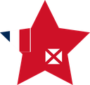 The Flag of Wallis and Futuna Star