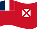 The Flag of Wallis and Futuna Wavy I