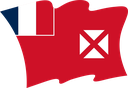 The Flag of Wallis and Futuna Wavy II