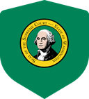 The Flag of Washington Shielded I