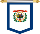 The Flag of West Virginia Hanging Banner II