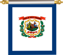 The Flag of West Virginia Hanging Banner IV