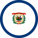 The Flag of West Virginia Round