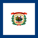 The Flag of West Virginia Square