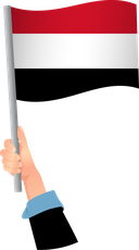 The Flag of Yemen Handheld