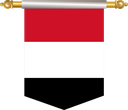 The Flag of Yemen Hanging Banner III
