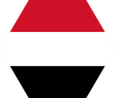 The Flag of Yemen Hexagon I
