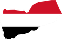 The Flag of Yemen Map