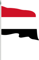 The Flag of Yemen Pole Flag II