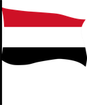 The Flag of Yemen Pole Flag III