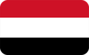 The Flag of Yemen Rounded Rectangle