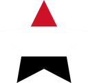 The Flag of Yemen Star