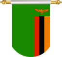 The Flag of Zambia Hanging Banner II