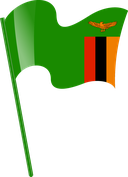 The Flag of Zambia Pole Flag I