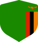 The Flag of Zambia Shielded I