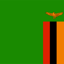 The Flag of Zambia Square